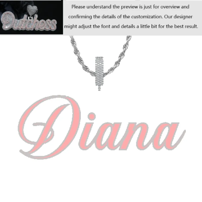 Custom Layered Handwriting Letter Pendant sold by Ghetluxe