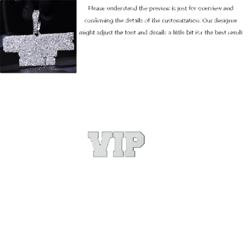 Layered College Font Custom Name Pendant made by Ghetluxe