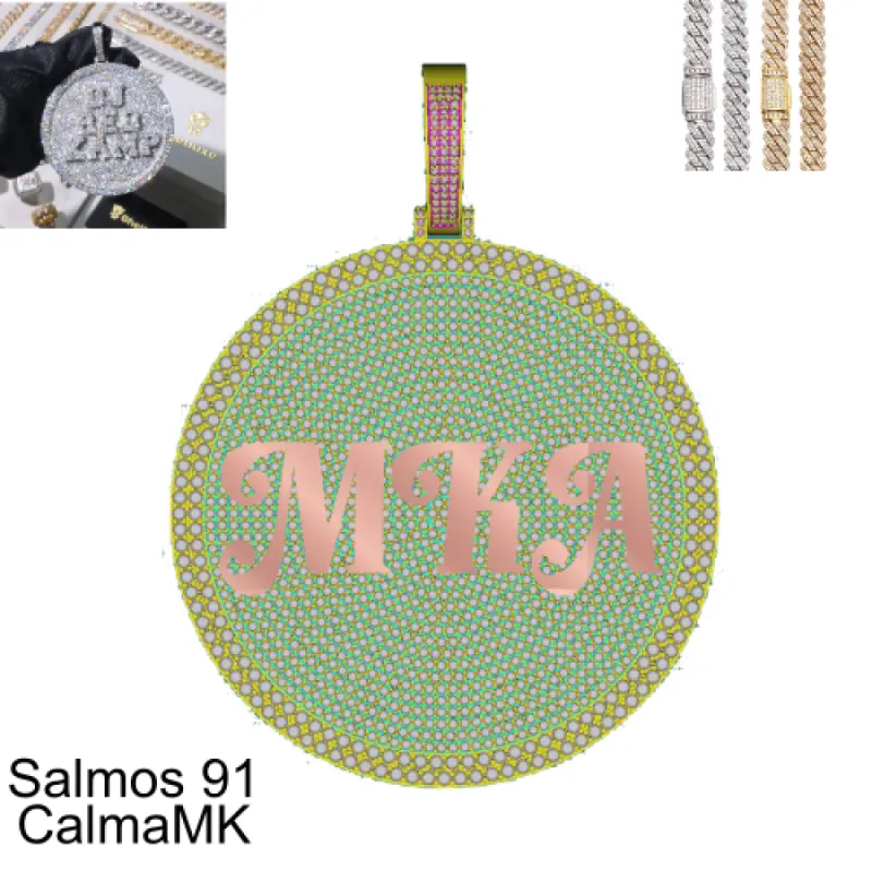 Custom Disc Pendant sold by Ghetluxe