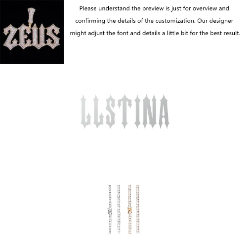 Full Iced Trap Letter Custom Pendant sold by Ghetluxe