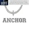 VVS Moissanite Custom Name Pendant in Sterling Silver sold by Ghetluxe