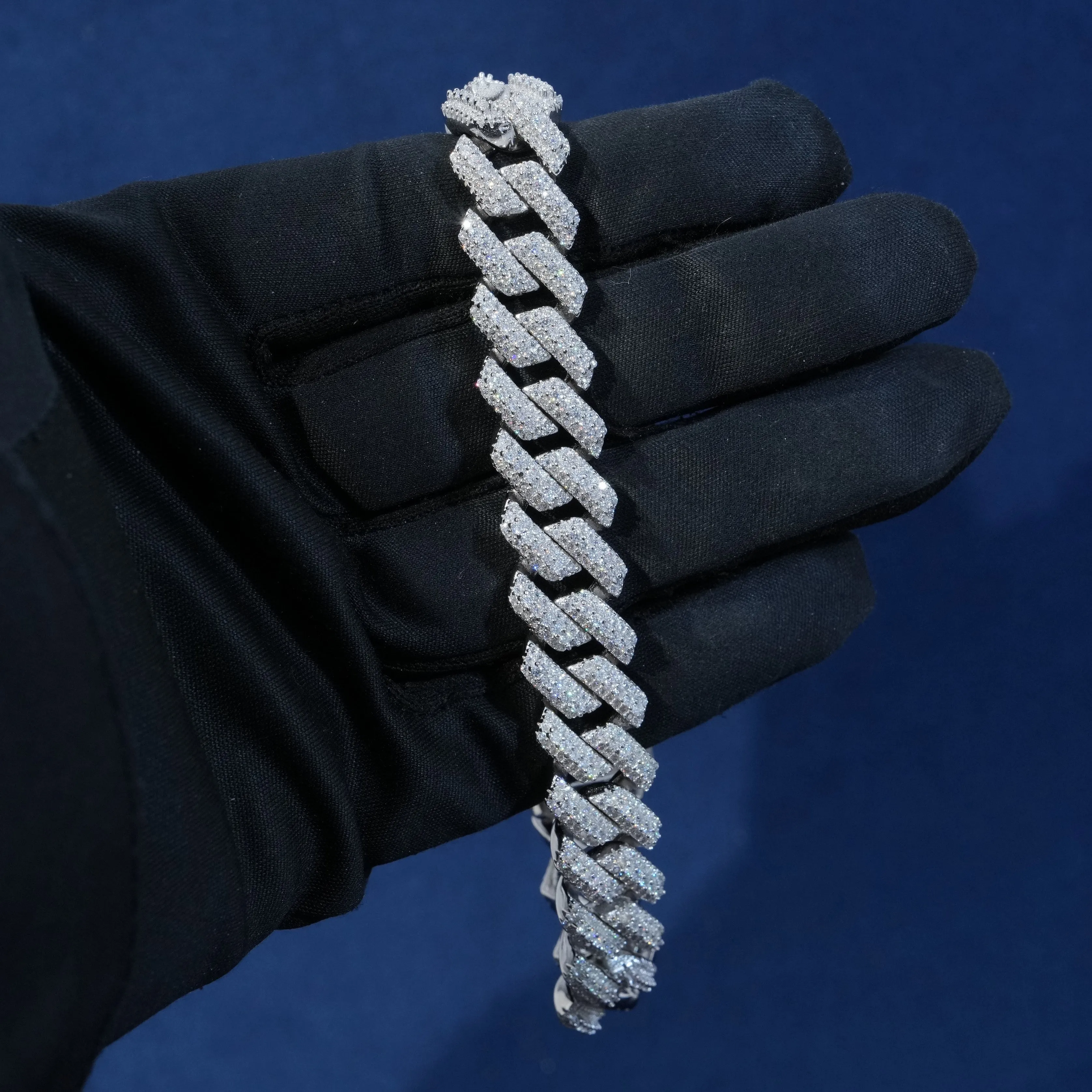 Diamond Prong Cuban Bracelet 50% OFF sold by Ghetluxe product image thumbnail 2