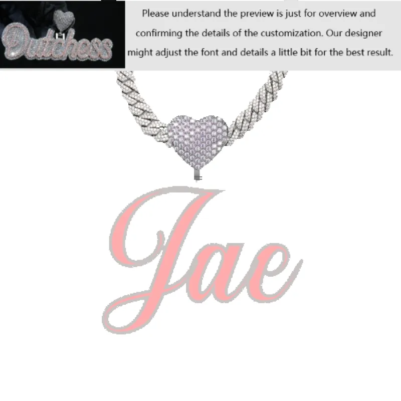 Custom Layered Handwriting Letter Pendant made by Ghetluxe