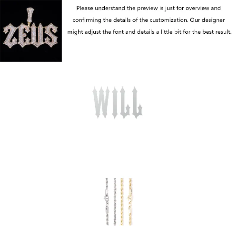 Full Iced Trap Letter Custom Pendant sold by Ghetluxe