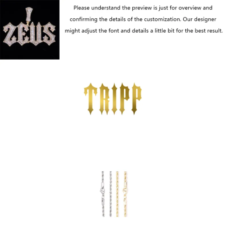 Full Iced Trap Letter Custom Pendant sold by Ghetluxe