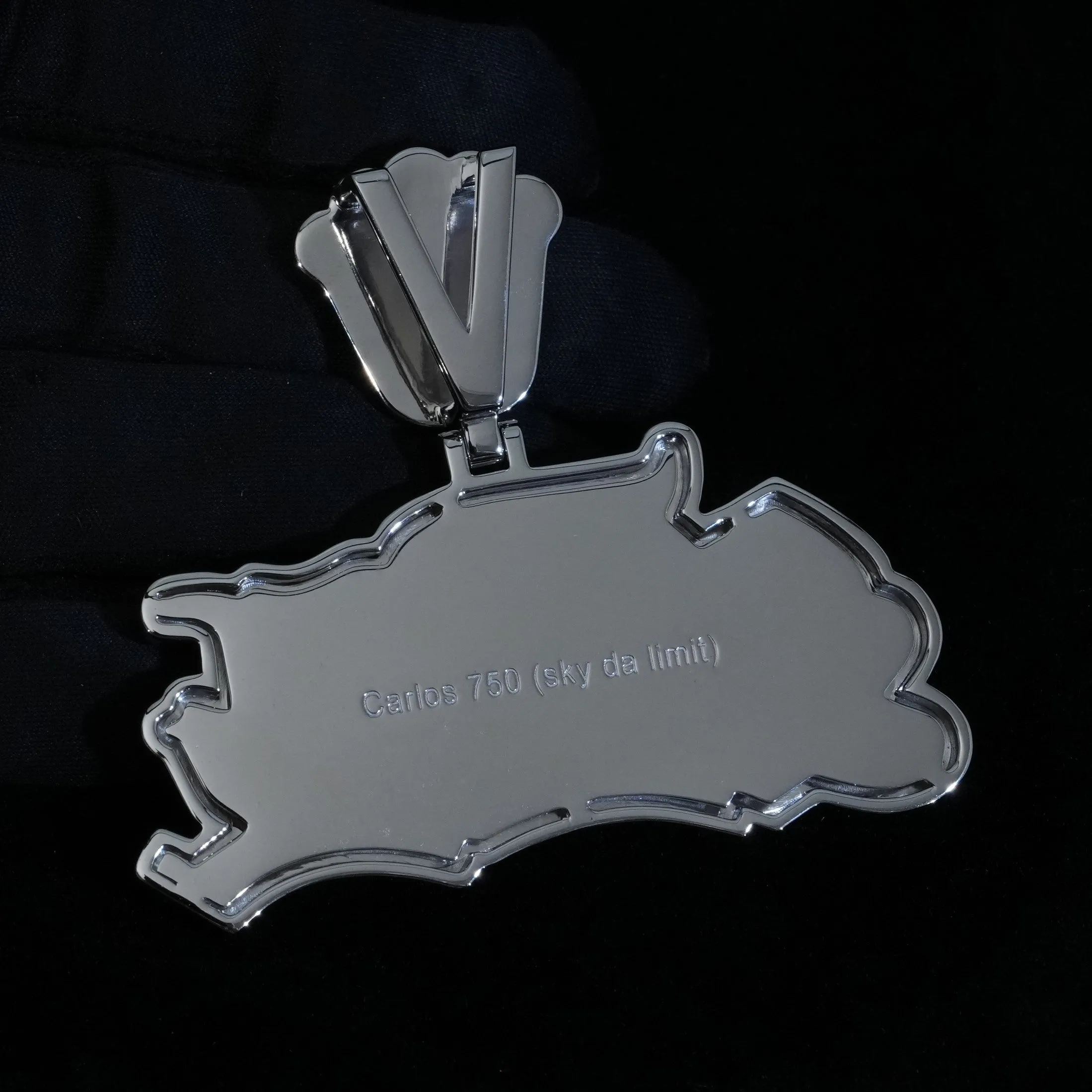 Custom Multi-Letter Name Pendant Get a Quote sold by Ghetluxe product image thumbnail 3