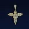 Moissanite Angel Wings Pendant sold by Ghetluxe