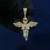 Moissanite Angel Wings Pendant sold by Ghetluxe