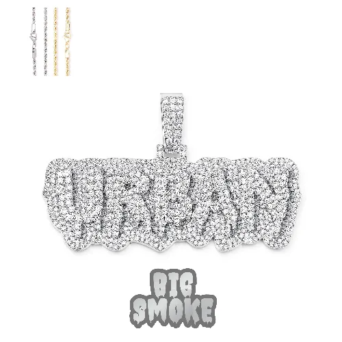 Custom Layered Drip Letter Pendant sold by Ghetluxe