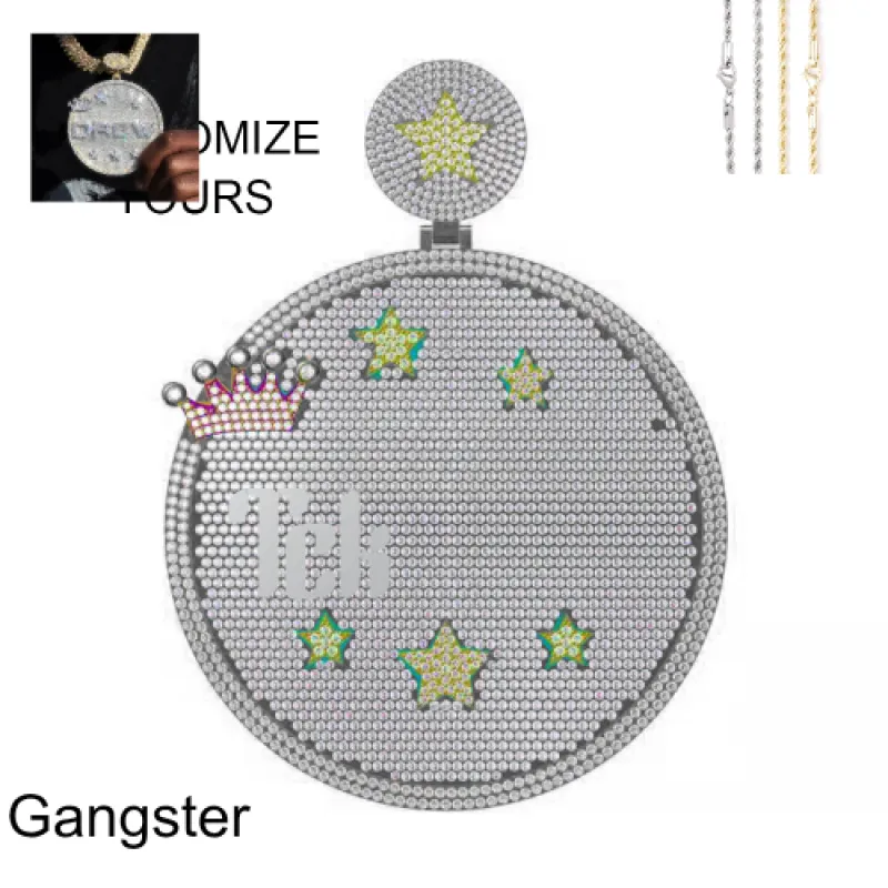 Custom Disc Pendant sold by Ghetluxe