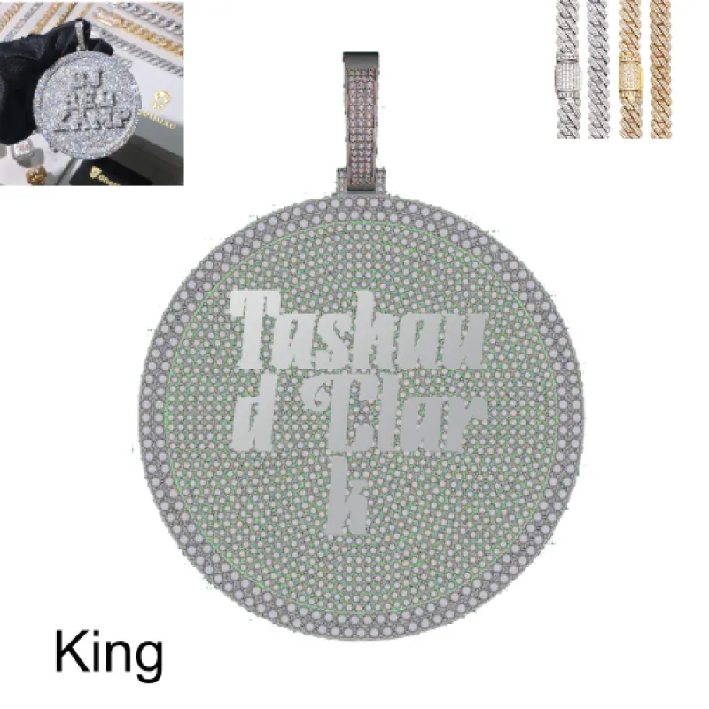 Custom Disc Pendant sold by Ghetluxe