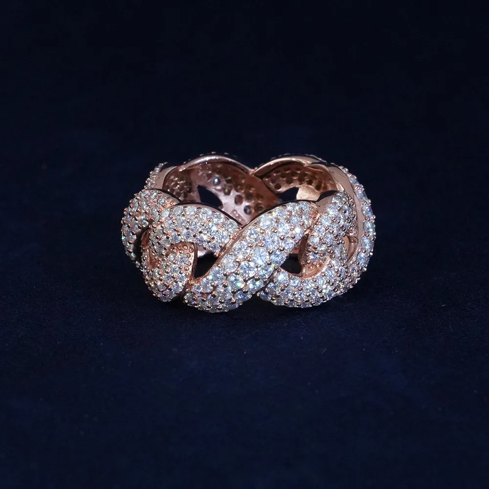 Moissanite Diamond Infinity Ring sold by Ghetluxe product image thumbnail 5
