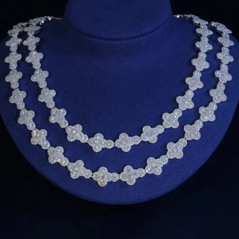 13MM Diamond Cross Chain sold by Ghetluxe