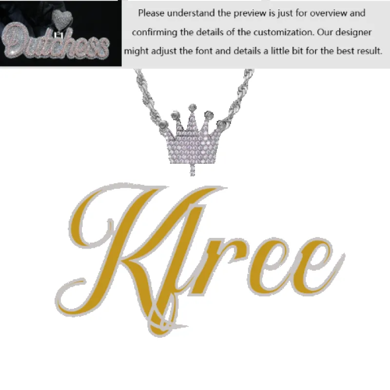 Custom Layered Handwriting Letter Pendant sold by Ghetluxe