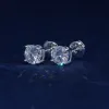 1 Carat Round Cut Moissante Earrings sold by Ghetluxe