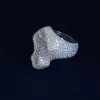 Baguette Moissanite Cross Ring sold by Ghetluxe