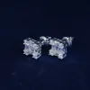 Moissanite Baguette Cube Earrings sold by Ghetluxe