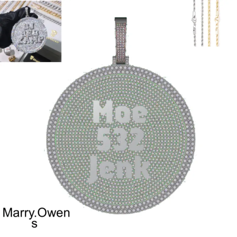 Custom Disc Pendant sold by Ghetluxe