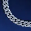 21mm Baguette Diamond Cuban Link Chain sold by Ghetluxe