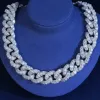 21mm Baguette Diamond Cuban Link Chain sold by Ghetluxe