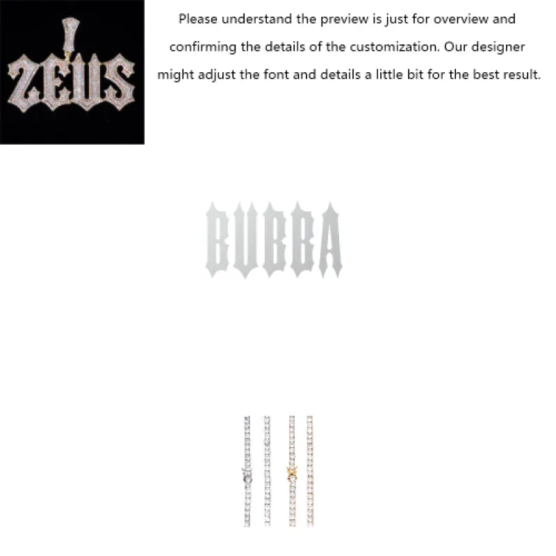 Full Iced Trap Letter Custom Pendant sold by Ghetluxe