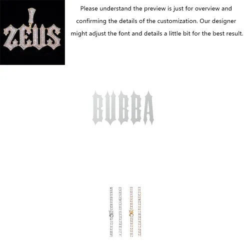 Full Iced Trap Letter Custom Pendant sold by Ghetluxe