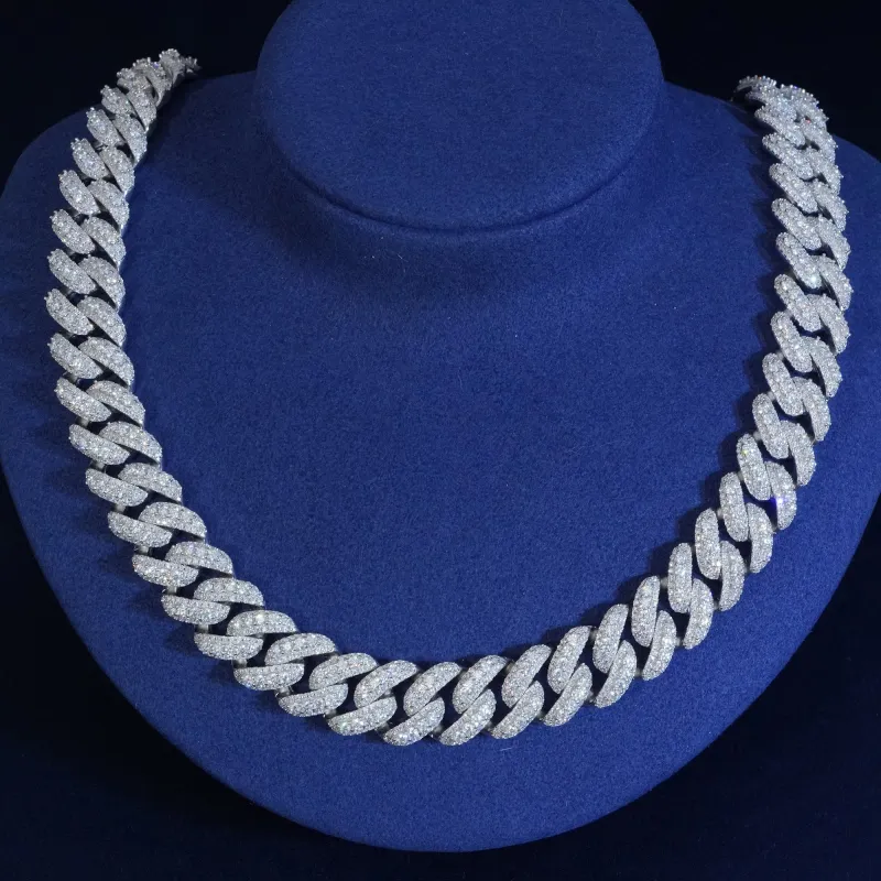 15mm Diamond Cuban Chain With Extended Clasp sold by Ghetluxe