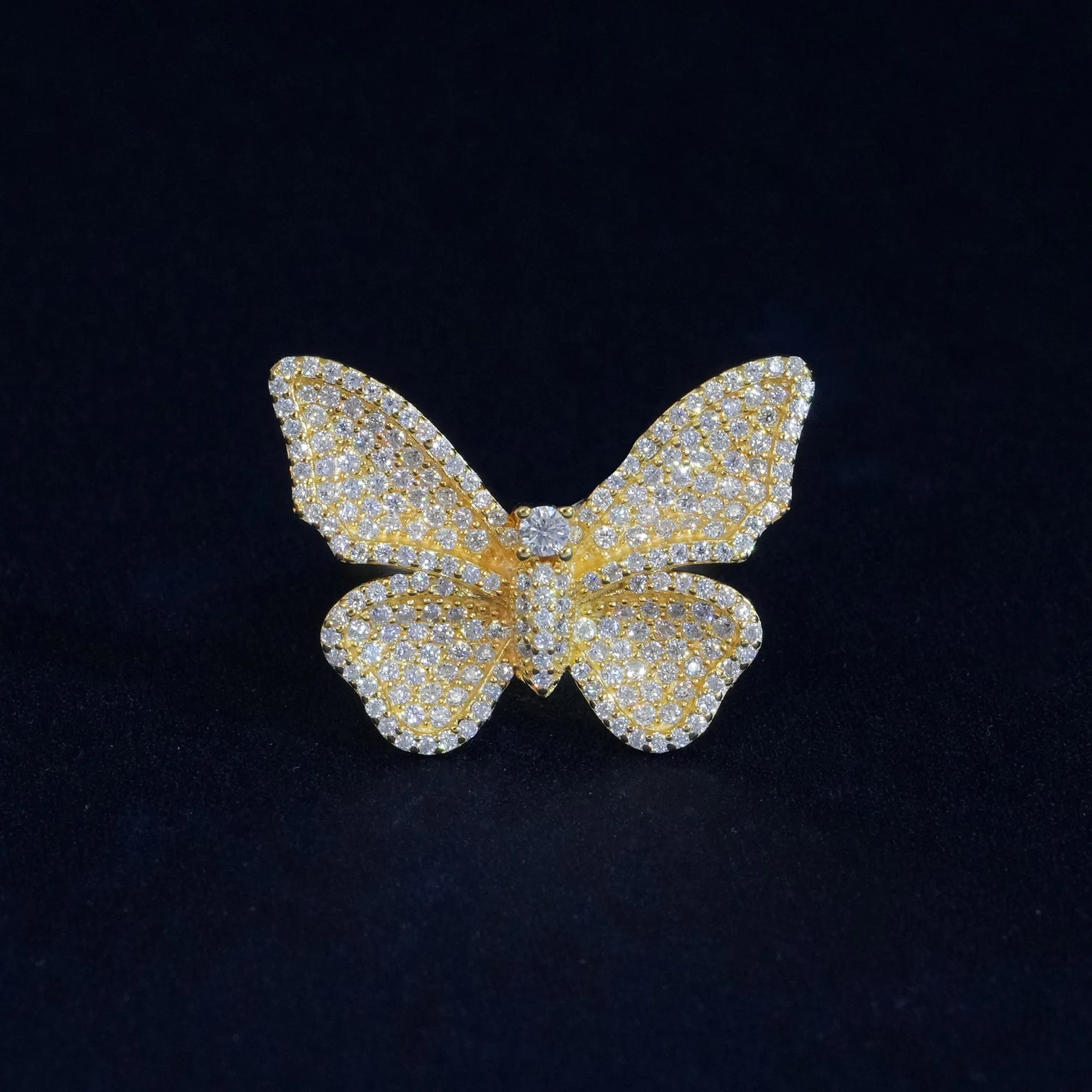 Moissanite Elegant Butterfly Rings sold by Ghetluxe product image thumbnail 4