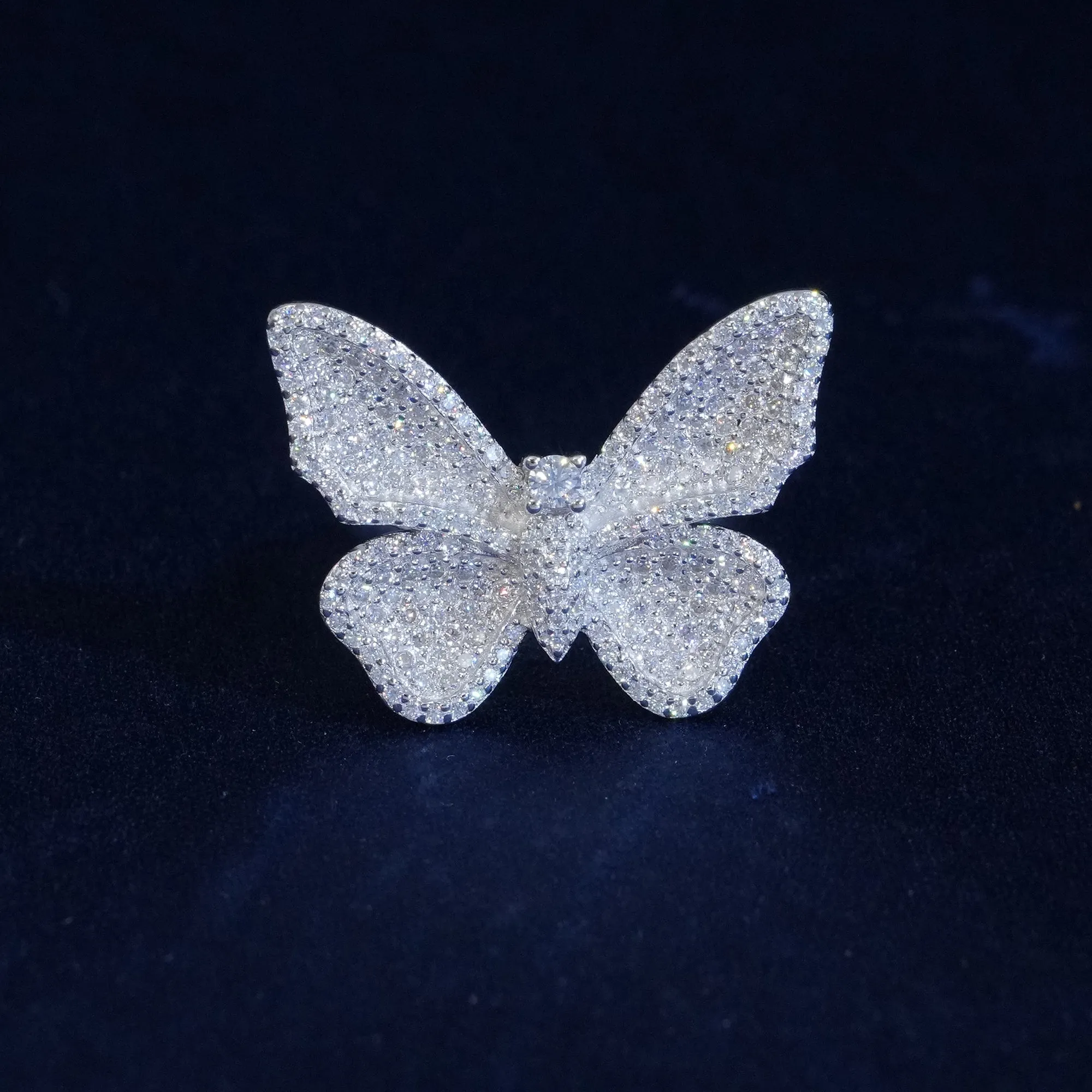 Moissanite Elegant Butterfly Rings sold by Ghetluxe product image thumbnail 2
