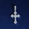 Diamond Baguette Jesus Cross Pendant sold by Ghetluxe