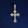 Diamond Baguette Jesus Cross Pendant sold by Ghetluxe