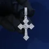 Diamond Baguette Jesus Cross Pendant sold by Ghetluxe