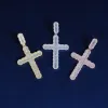 Diamond Baguette Gemstone Cross Pendant sold by Ghetluxe