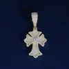 Diamond Gothic Cross Pendant sold by Ghetluxe