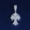 Diamond Gothic Cross Pendant sold by Ghetluxe