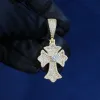 Diamond Gothic Cross Pendant sold by Ghetluxe