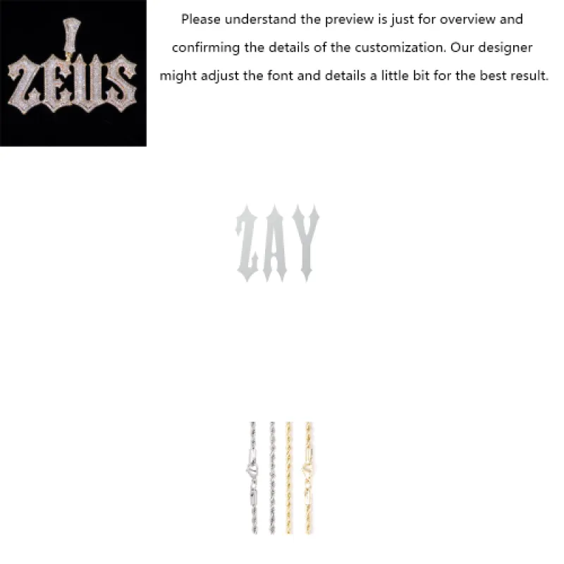 Full Iced Trap Letter Custom Pendant sold by Ghetluxe