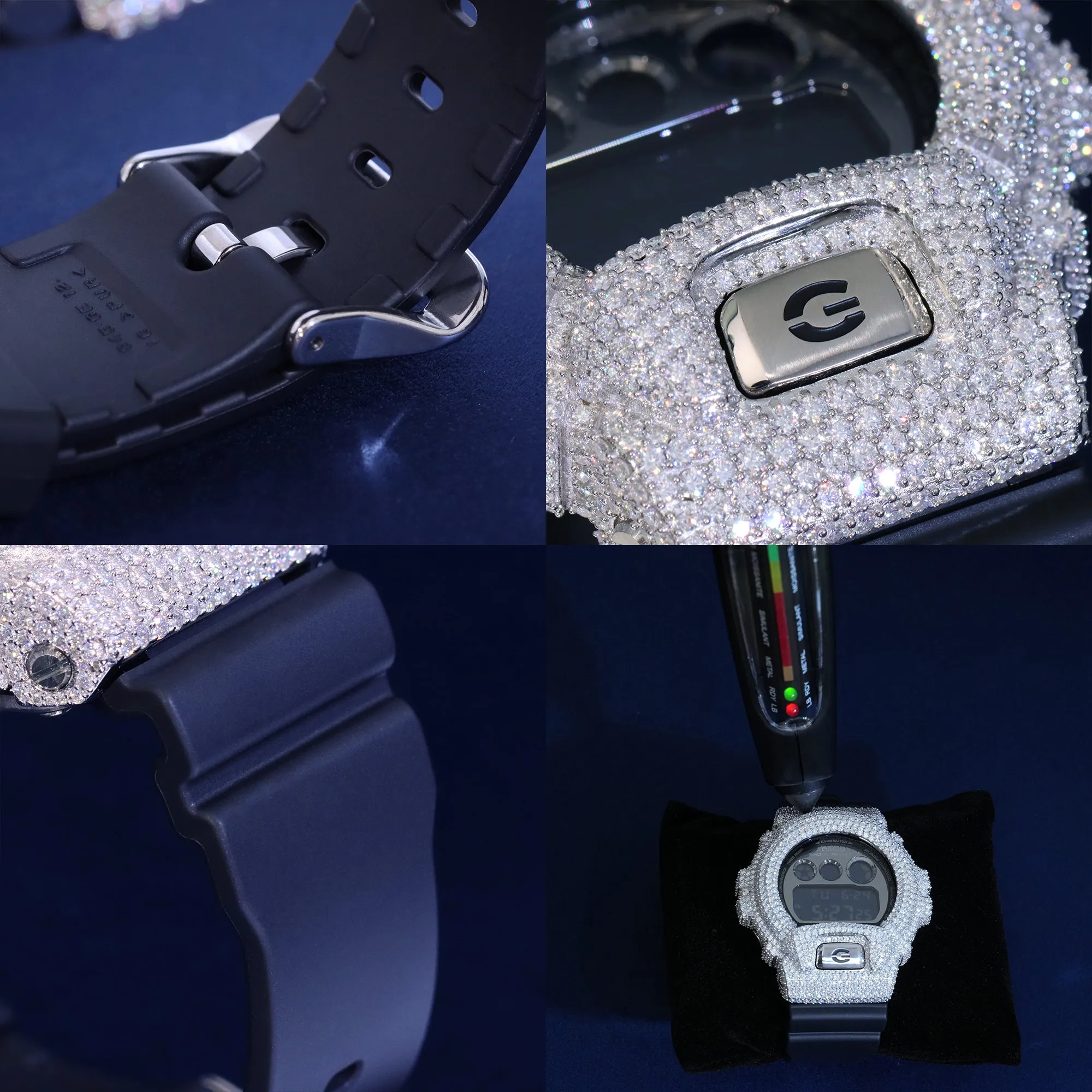 Moissanite GM6900 Custom Watch – Original Watch Included sold by Ghetluxe product image thumbnail 3