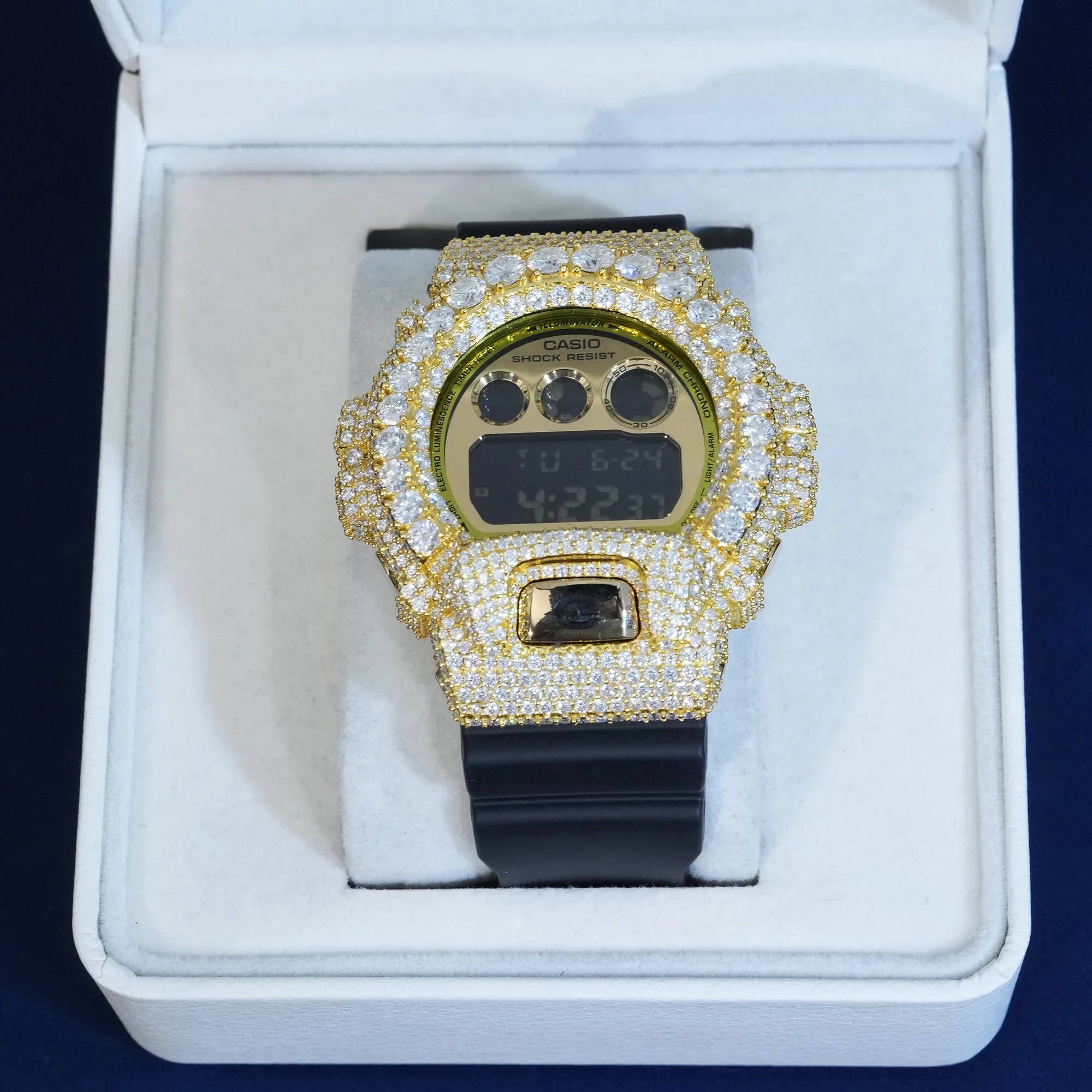 Moissanite GM6900 Custom Watch – Original Watch Included sold by Ghetluxe product image thumbnail 5