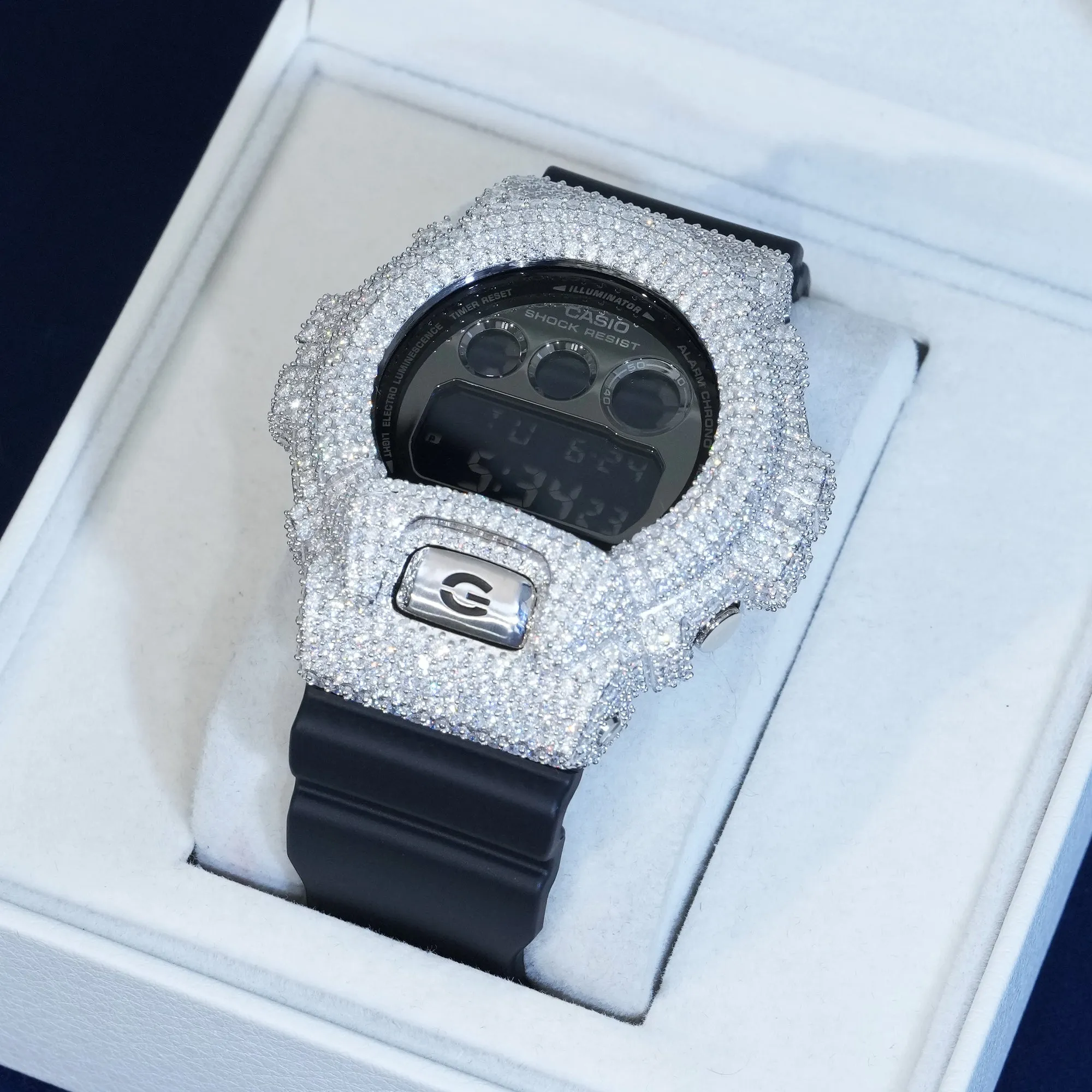 Moissanite GM6900 Custom Watch – Original Watch Included sold by Ghetluxe product image thumbnail 2