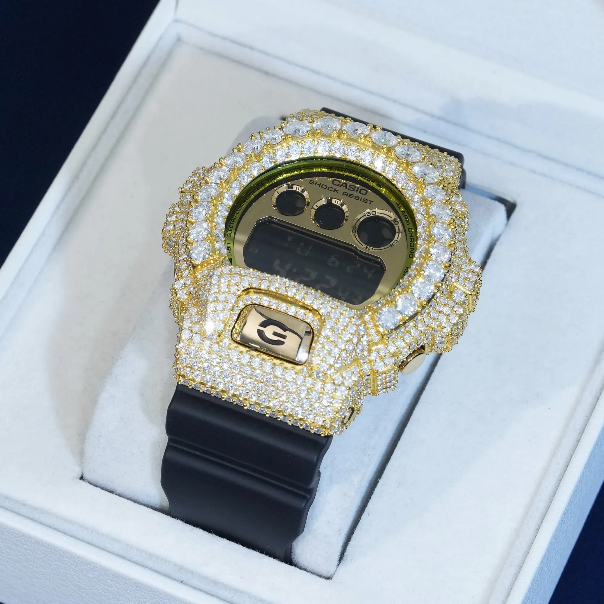 Moissanite GM6900 Custom Watch – Original Watch Included sold by Ghetluxe product image thumbnail 4