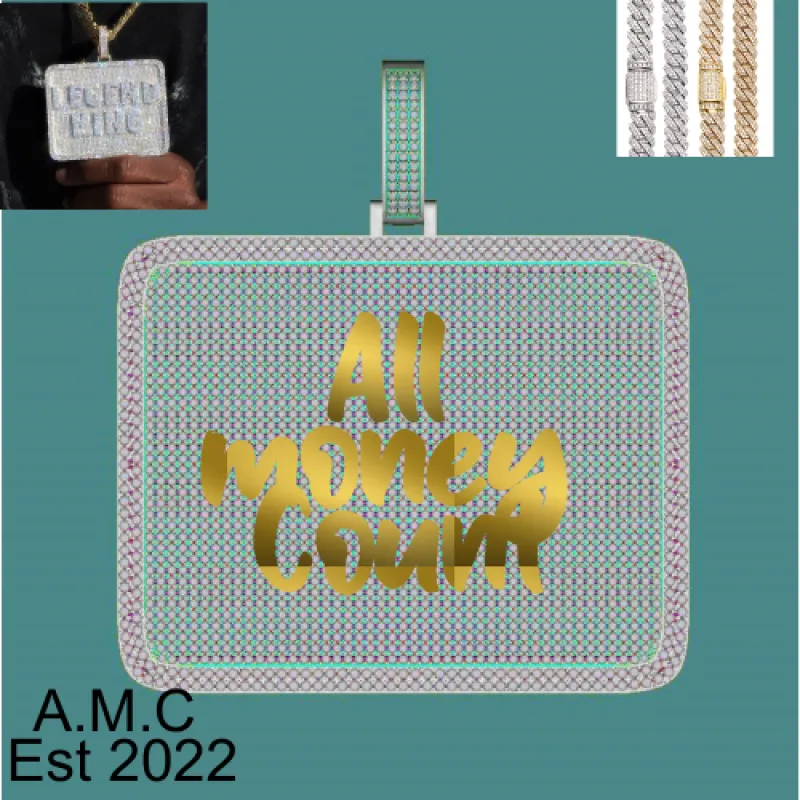 Custom Disc Pendant sold by Ghetluxe