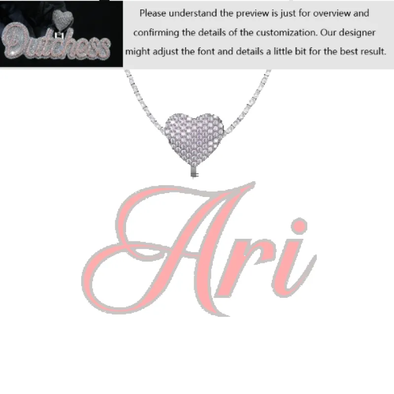 Custom Layered Handwriting Letter Pendant sold by Ghetluxe