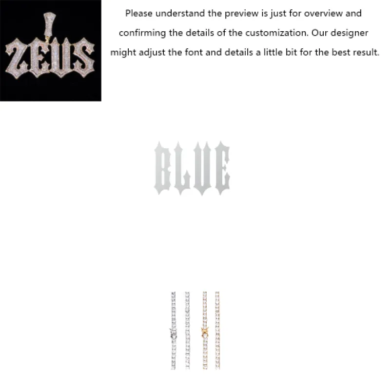 Full Iced Trap Letter Custom Pendant sold by Ghetluxe