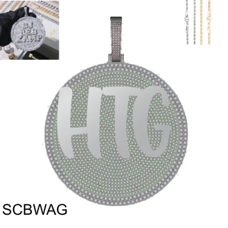 Custom Disc Pendant sold by Ghetluxe