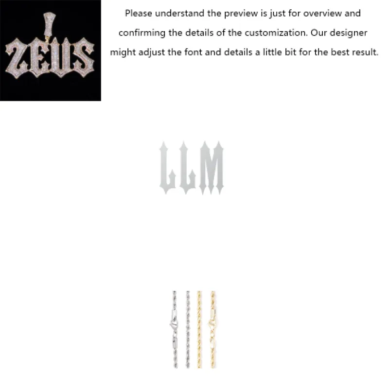 Full Iced Trap Letter Custom Pendant sold by Ghetluxe