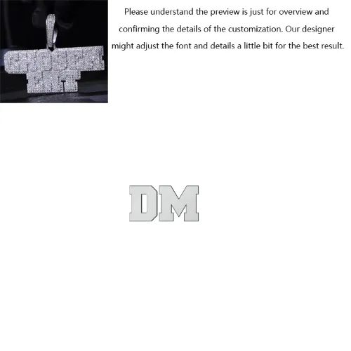 Layered College Font Custom Name Pendant sold by Ghetluxe