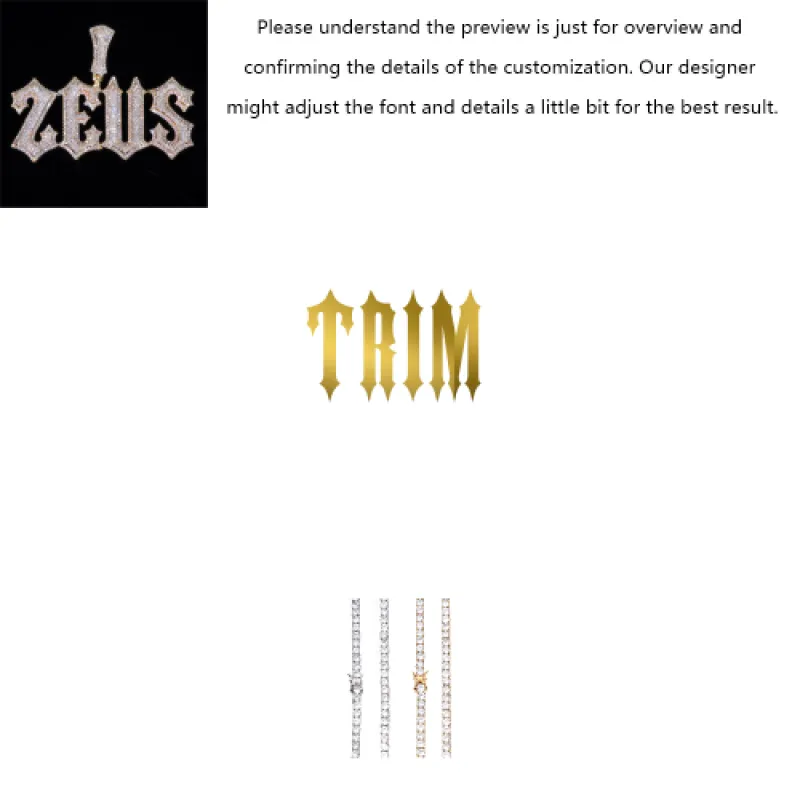 Full Iced Trap Letter Custom Pendant sold by Ghetluxe