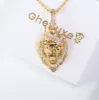 Iced Crown Lion Pendant sold by Ghetluxe
