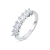 Seven Stone Princess Cut Diamond Ring sold by Ghetluxe